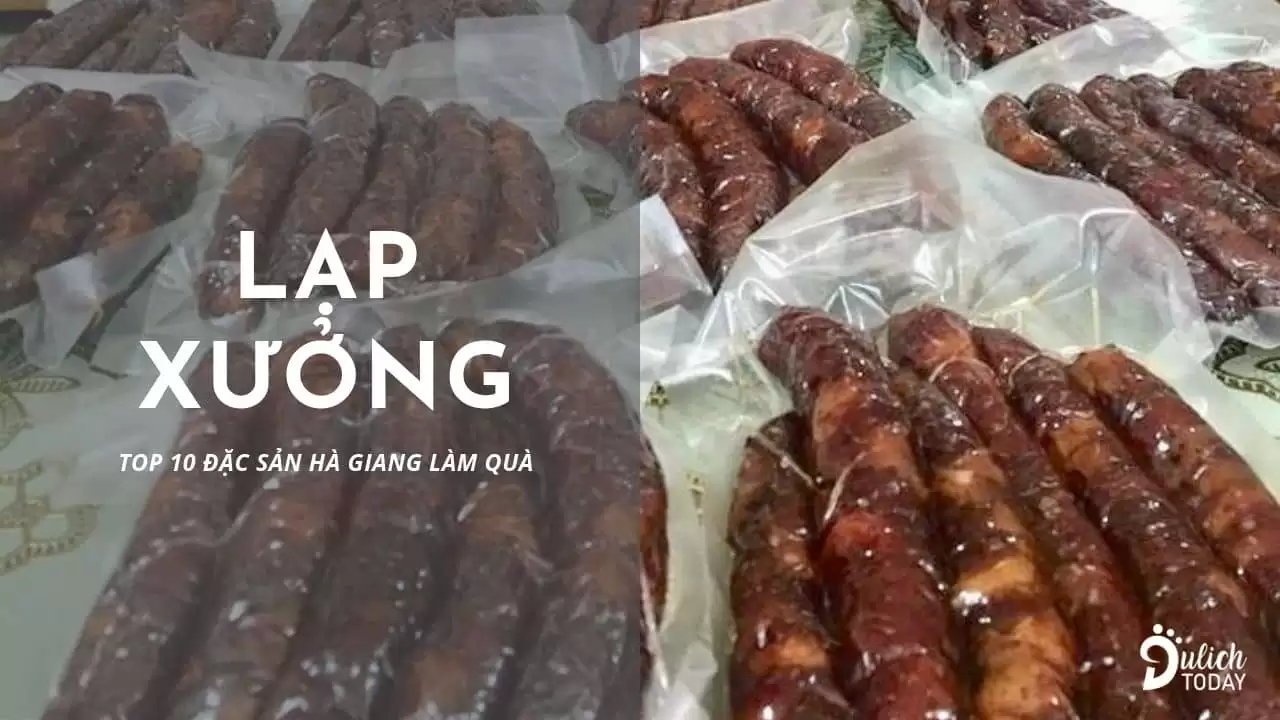 Lạp xưởng gác bếp hun khói ngon khó cưỡng